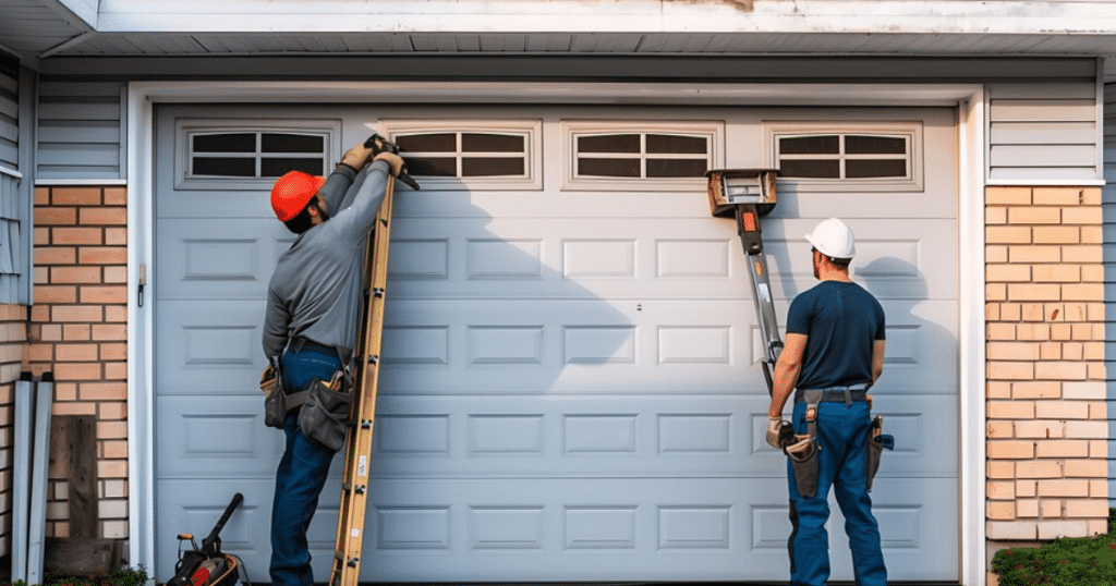 Can you replace one piece of garage door?