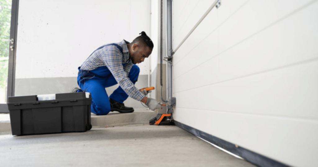 Can a damaged garage door be repaired?