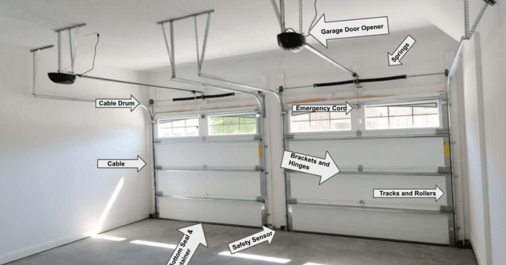 garage door systems diagram